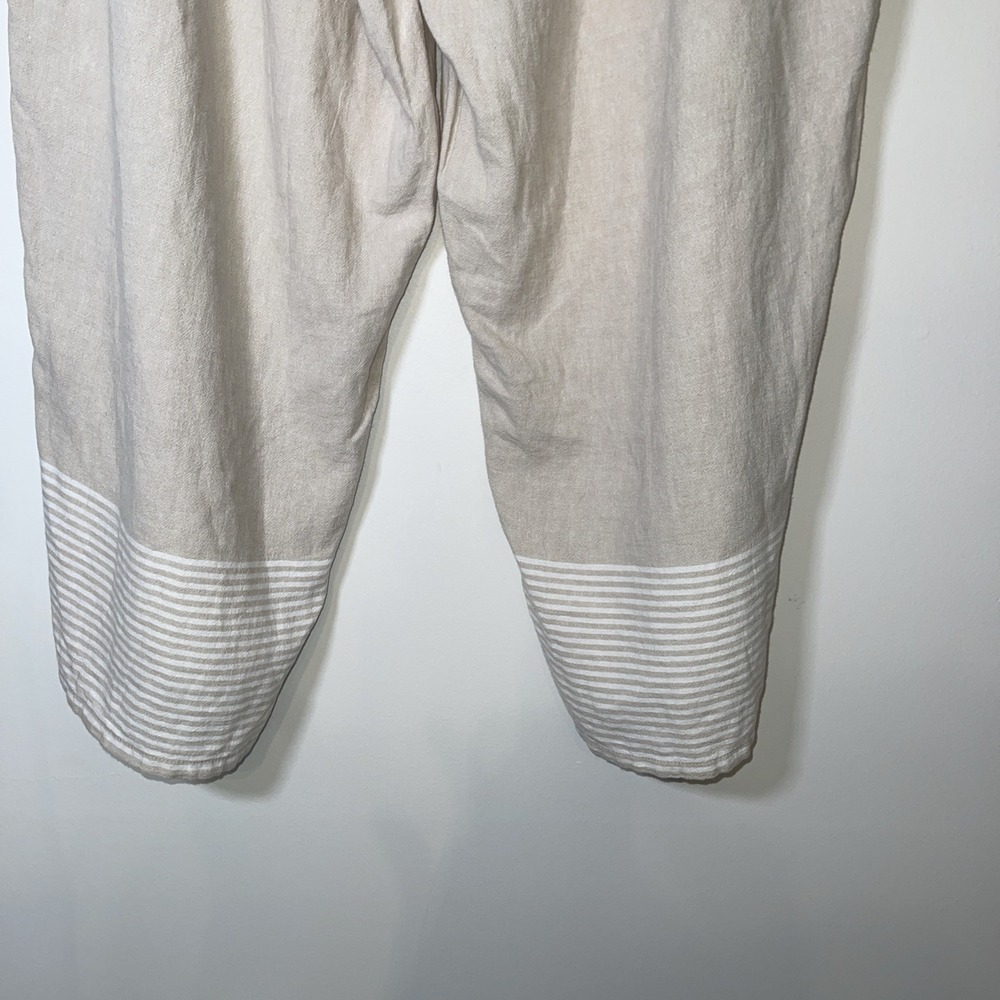 J Jill Pure Jill 3X Culottes Beige Linen Blend Wide Leg Crop Pants NWT Womens - Picture 11 of 11